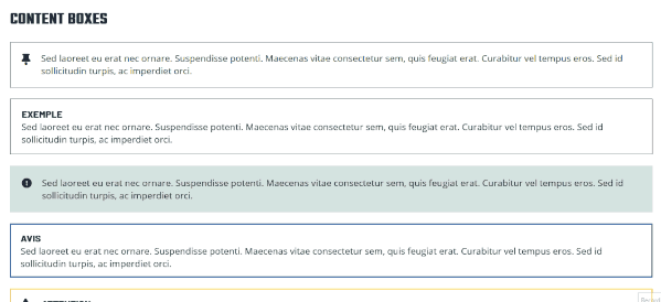 A GIF showing the Inspect feature in a browser being used on a Tip box. By hovering over the different lines of code for the container, title, and text, the corresponding parts of the content box are highlighted, showing that the line height of the Tip icon overlaps with the text.